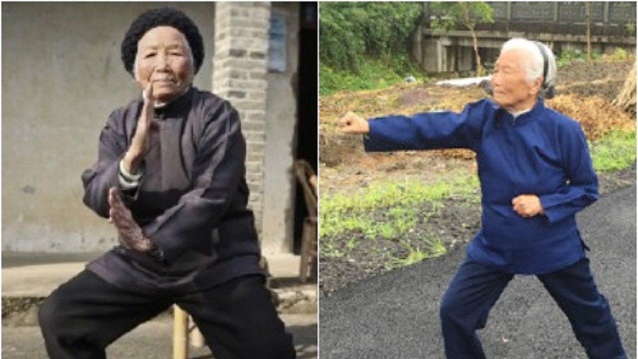زن ۹۸ ساله‌ چینی که استاد کونگ فو است زن ۹۸ ساله‌ چینی که استاد کونگ فو است!